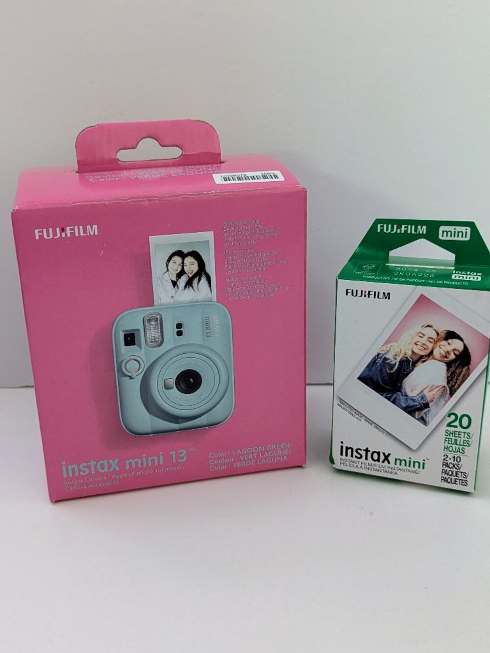 NEW Fujifilm Instax Mini 13 Lagoon Green Camera + 20 Film